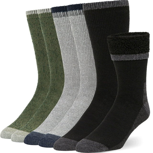 Calcetines térmicos de lana merino Alvada para senderismo, 3 pares
