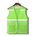 thumbnail image 2 of OGLCCG Kid's High Visibility Safety Vest Reflective Volunteer Uniform Construction Party Supplies Worker Traffic Vest 8-19 Years, 2 of 8