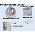 thumbnail image 6 of Portable Rabbit Backpack Carrier Space Capsule Bubble Window Pet Carrier Cage Travel for Bunny, Bearded Dragon, Squirrel, Tortoise, Bird, Lizard, Sugar Glider, 6 of 7