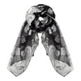 thumbnail image 2 of Summer Fashion Lightweight Floral Embroidered Burnout Scarf, 2 of 10