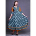 thumbnail image 2 of Bimba Kurti Long Imprimé pour Femmes Anarkali Robe Tunique Indienne Décontractée, 2 of 5
