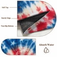 thumbnail image 6 of Large Round Rug 8Ft Washable Non-Slip, Blue Red American Flag Circle Area Rugs for Living Room Bedroom, Abstract Art USA Tie-dye Indoor Floor Mats Carpet Runner for Home Decor, 6 of 8