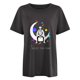thumbnail image 5 of ICHUANYI Clearance Women's Vintage Drop Sleeves Skull Sun Moon Print Short Sleeve Tops Blouse(Dark gray, XXL) Ichuanyi Ichuanyi, 5 of 9