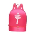 thumbnail image 4 of Mochila de ballet para gimnasio, mochila para niños, bolso de mano, mochila informal duradera. Rosa Roja Estilo A, 4 of 9