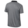 thumbnail image 3 of Men's Colosseum Black Appalachian State Mountaineers Striped Polo, 3 of 3