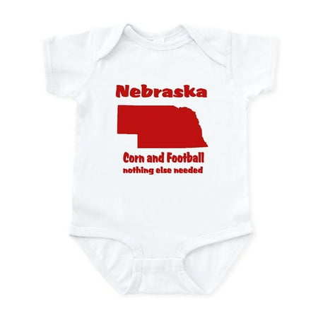 

CafePress - Nebraska Football Infant Bodysuit - Baby Light Bodysuit Size Newborn - 24 Months