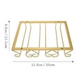 thumbnail image 2 of Decorative Iron Wine Cup Storage Rack 1 Set Wine Glass Holder, 2 of 6