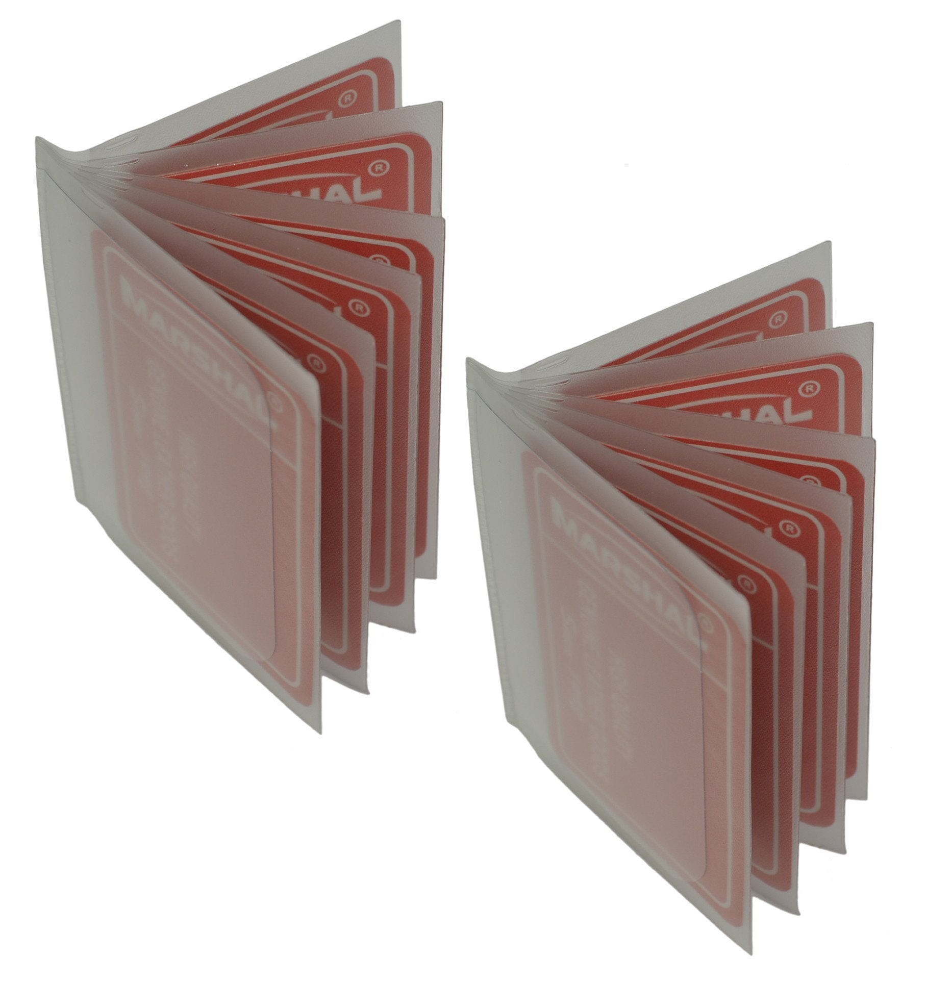 SET of 2 - 6 Page Plastic Wallet for Bifold Billfold or Trifolds Top Load INSTRI 6PGS - Walmart.com