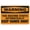 Warning Sign 2, variant on This Range is for Warming Purposes Only - 8"x12" Style 2956 Caution Metal Tin Sign, Bold High-Visibility Safety Sign