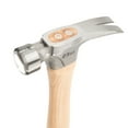 thumbnail image 3 of ESTWING Pro California Hammer - 23 oz Rip Claw Hammer with Smooth Face & Hickory Wood Handle - MRW23LS, 3 of 7