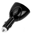thumbnail image 3 of DC Socket Car Charger for OnePlus Nord N200 5G Phone - 2-Port USB Power Adapter Vehicle Plug-in Black O1L, 3 of 3