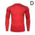 thumbnail image 1 of T-shirt Long de Compression pour Hommes Sport Entraînement Jogging Séchage Rapide, 1 of 9