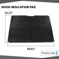 thumbnail image 4 of CROSSDESIGN Under Hood Insulation Pad 1/2 Inch Thick Fit for Buick Regal 1981-1987, 4 of 12