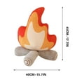 thumbnail image 4 of sdhkgrrt under $5 2Pcs Plush BonfireToy, Funny Flame PlushToy,Soft Simulation Bonfire Stuffed Doll,Fake Fire CampingToy,Childrens Pretend PlayToy,Unique Gift Plushie forKids, 4 of 9
