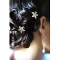 thumbnail image 5 of 8 Uds. Horquillas para el pelo de novia para boda, pinzas para el pelo con diamantes de imitación, horquillas para el pelo en forma de U (blanco), 5 of 5