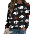 thumbnail image 1 of TIMIFIS T-Shirts Décontractés pour Femmes Manches 3/4 Color Block Hauts Mignons Blouses Confortables - Automne, 1 of 5