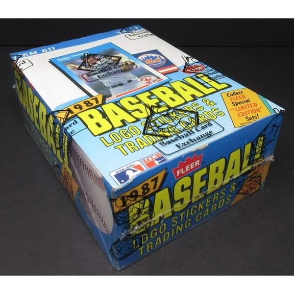 1987 Fleer Baseball Unopened Wax Box (BBCE)
