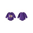 thumbnail image 2 of RUINIXCW Newborn Baby Girl Boy Outfit Bubble Romper Sweatshirt Infant Baby Boy Girl Fall Winter Clothes Spider Web Pumpkin Embroidery Long Sleeve Bodysuits Jumpsuits, 2 of 3