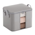 thumbnail image 7 of AZXY Storage Containers for Clothes,Blanket Storage Bags,Closet Organizer Bins,Foldable Large Blanket Container for Living Room with Lids Handle Clearance, 7 of 7