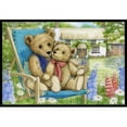 thumbnail image 1 of Carolines Treasures CDCO0306MAT Springtime Teddy Bears in Flowers Indoor or Outdoor Mat, 18 x 27, 1 of 4