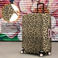 thumbnail image 4 of Brown and Black Leopard Print Luggage Cover Fashion Suitcase Cover Baggage Covers Fit 25-28 Inch Luggage (Go Travel), 4 of 5