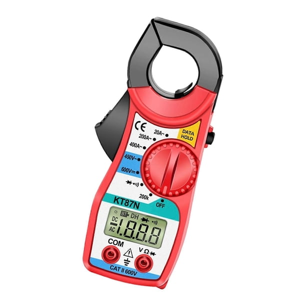 Digital Clamp Meter 400A Current 450V Voltages True RMS Ammeter Pliers Auto Rang 1999 Count Multimeter Tester