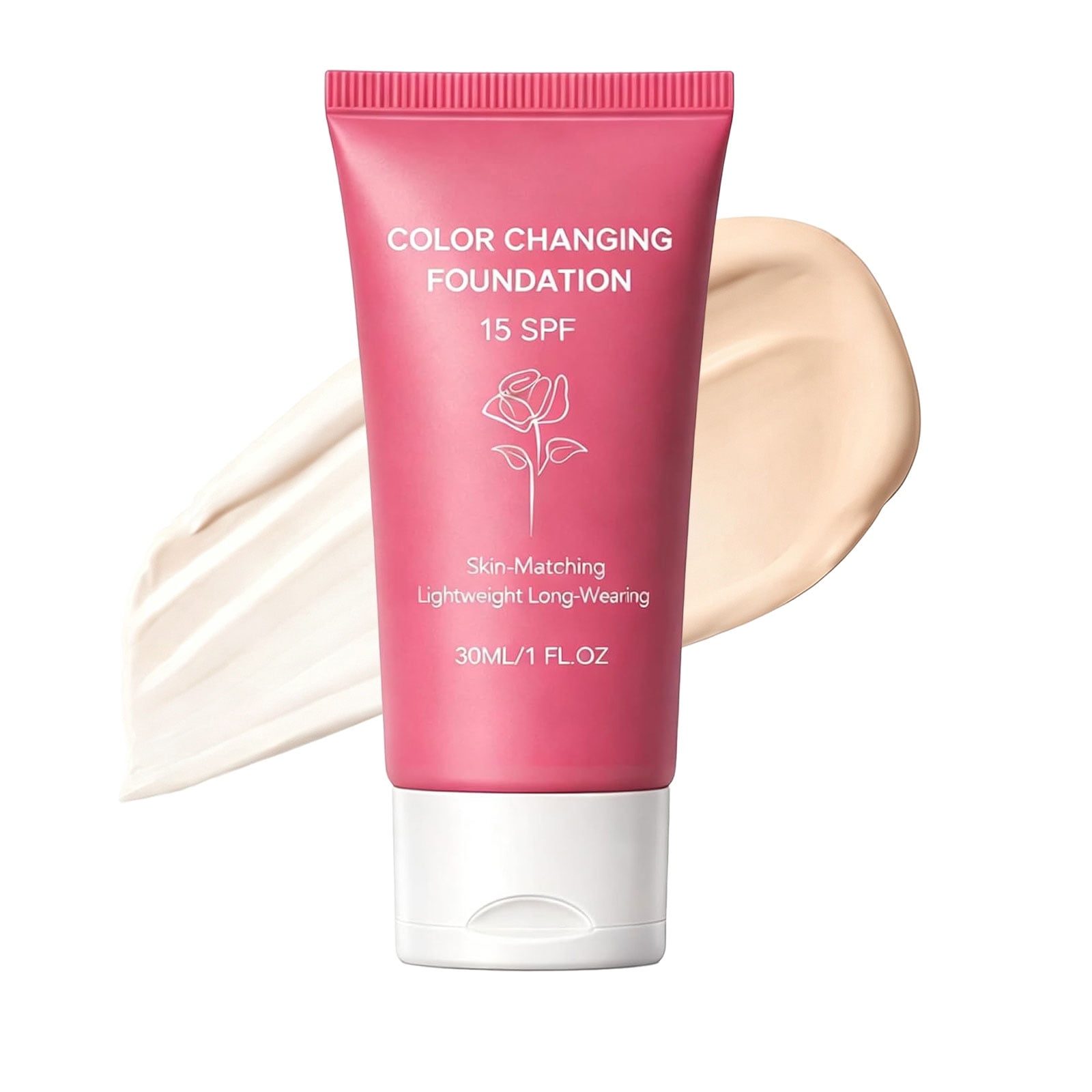 Colour Changing Foundation,Foundation Korean for Mature Skin Women Over 60, Korean Body Coverage Perfector, Moisturizing Concealer Brighten, Even Skin Tone, for All Skin Types (1PCS)