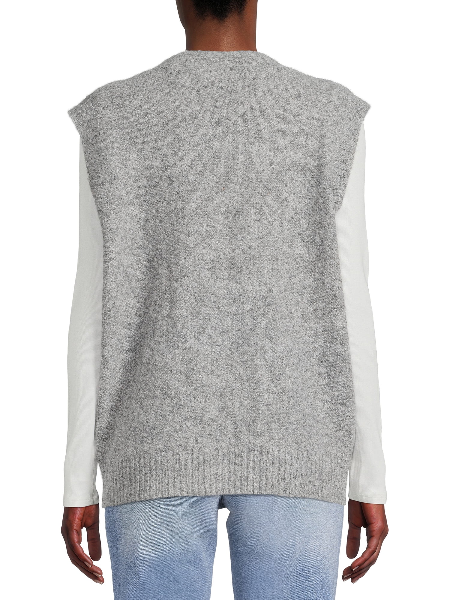 Dreamers by Debut Women's Cable Knit Sweater Vest