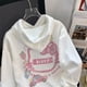 thumbnail image 2 of Sudadera con capucha de algodón y terciopelo de zorro plateado con diseño de gatito y gato para otoño e invierno, jerséis holgados de talla grande con diseño de Hello Kitty, 2 of 5