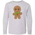 thumbnail image 3 of Inktastic Gingerbread Christmas Long Sleeve Youth T-Shirt, 3 of 5