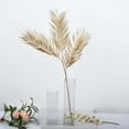 thumbnail image 2 of Efavormart Pack of 2 | 32" Metallic Gold Artificial Palm Leaf Spray, Tropical Leaves Vase Filler Floral Decoration, 2 of 11