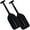Black, variant on Telescoping Boat Paddle Collapsible Oar for Boat 21'' - 42'', Collapsible Paddle for Boat Kayaking Rafting Jet Ski Canoe Outdoor Kayak Water Sports and Safety Boat Accessories 2 Pack