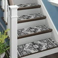 thumbnail image 6 of 15PCS Non-Slip Carpet Stair Treads, 8x30in Polyester Anti-Skid Indoor Runner with Reusable Adhesive, Safe for Kids Elders Pets, Easy Clean,Gray, 6 of 8