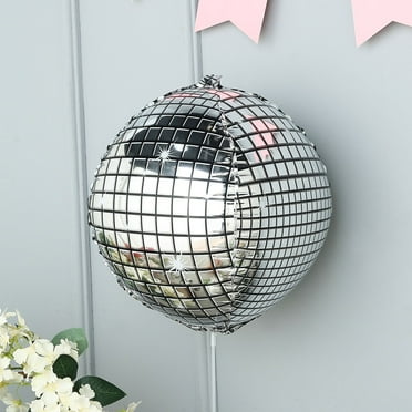 Efavormart 15" Silver Aluminum Foil Self-Sealing Balloon Wholesale Disco   Mylar Balloons