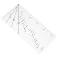 thumbnail image 1 of Sew Seam Allowance Ruler Sewing Machine Ruler for Measuring Use, 1 of 5