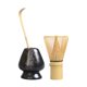 thumbnail image 5 of Juego de Matcha japonés de té Matcha Juego de 3 que incluye Matcha, cuchara tradicional, cuchara de té y de cerámica Negro BLESIY batidor de matcha, 5 of 8