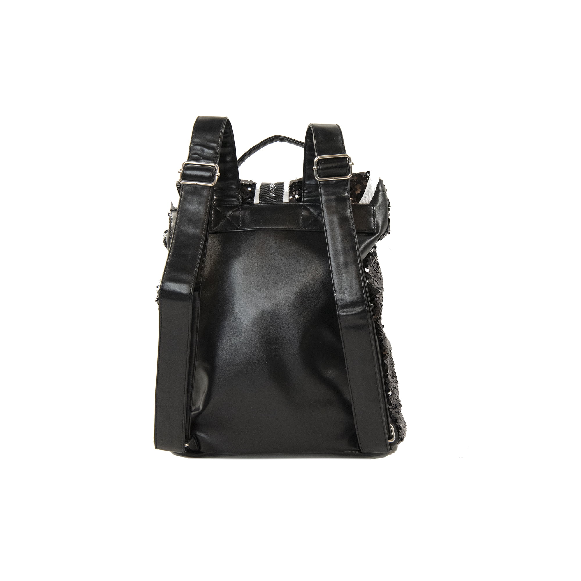 Justice Black Cat Flip Sequin Mini Backpack –