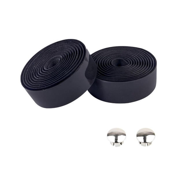 Cinta para manillar Soidarity con enchufe de barra Empuñaduras de amortiguación Ciclismo Negro OD025123-01