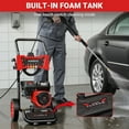 thumbnail image 6 of Seizeen Pressure Washer Gas Powered, 3600 PSI Power Washer w/Buil-in Soap Tank, Portable Water Washer w/5 Quick Nozzles, 25FT Hose, 210CC OHV Engine, 2.6 GPM Powerful Pump, 6 of 10