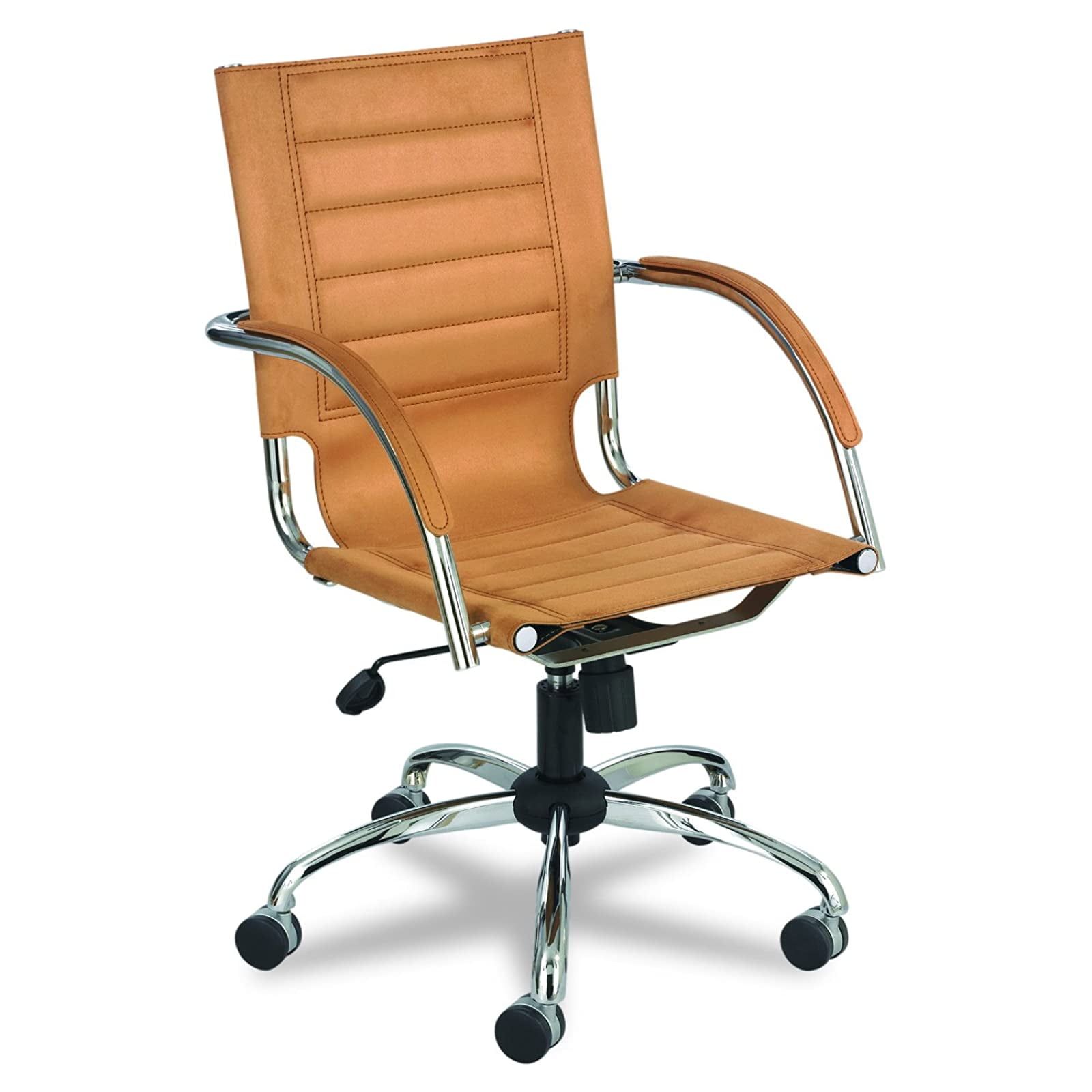 safco products flaunt managers micro fiber chair camel  walmart
