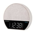 thumbnail image 3 of Emerson Sunrise SmartSet Alarm Clock Radio - 1.2" LED Display, White Noise, 6 Soothing Sounds, 8-Color Dimmable LED, Bluetooth Speaker, White - CKSS7071, 3 of 16