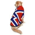 thumbnail image 5 of Norwegian Flag Dog Hoodie Pet Coat for Medium and Large Dogs Daily Use Large, 5 of 7