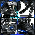 thumbnail image 6 of Pimsoran 50Engine Dirt Bike for Adults & Kids, 2-Stroke Gas Powered Off-Road Motorcycle, 330LBS Capacity with Hydraulic Disc Brakes & Suspension, 25MPH Max Speed, Pull Start Mini Dirt Bike, 6 of 10