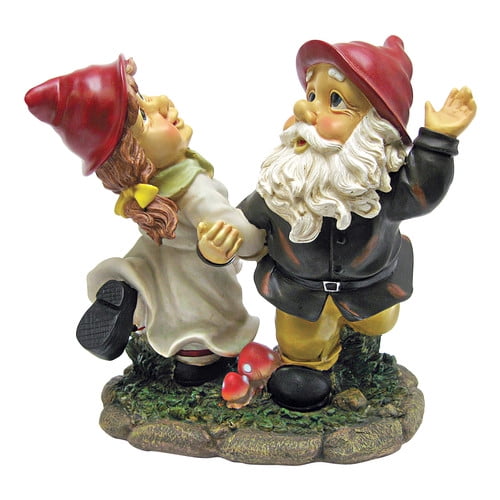Design Toscano Dancing Duo Gnome Garden Statue by Design Toscano