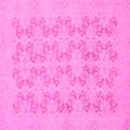 thumbnail image 1 of Ahgly Company Indoor Square Abstract Pink Modern Area Rugs, 4' Square, 1 of 4