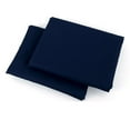 thumbnail image 2 of The Great American Store- 1500 Series Microfiber Solid Navy Blue, King Pillowcases (20"x 40") - Zippered Closure End - Wrinkle, Fade, Stain Resistant, 2 of 4