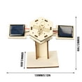 thumbnail image 2 of Adorno de escritorio para satélite de energía solar | Decoración de espacios con energía solar para la oficina en casa | Modelo futurista ecológico | Sin terminar para bricolaje | Material duradero, 2 of 4