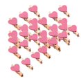 thumbnail image 2 of segolike clothespin photo display wedding decor Pink, 2 of 9