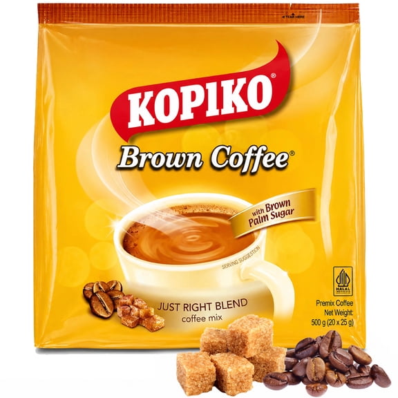 Kopiko Instant 3in1 Brown Coffee - 22 Packets/Bag