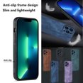 thumbnail image 5 of Allytechgroup Case for iPhone 16, Durable PU Leather/Soft TPU Back Shockproof Case Anti-slip Bumper [All-inclusive Lens Protection] [Supports Wireless Charging] Slim Thin Cover, Black, 5 of 8